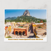 Carte Postale Peña de Bernal Près de Querétaro Mexique (Devant)