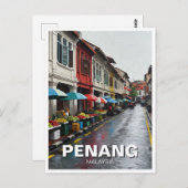 Carte Postale Penang Malaysia Georgetown Travel (Devant / Derrière)