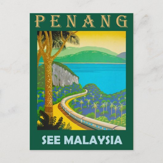 Carte Postale Penang, voir Malaisie (Devant)