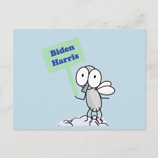 Carte Postale Pence Fly pour Biden Harris (Devant)