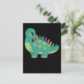 Carte Postale Pencil Dinosaur Garçons Filles Préscolaire Dino En (Debout devant)