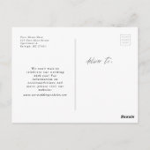 Carte Postale Pencil Us En Décontracté Enregistrer la date Photo (Dos)