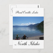 Carte Postale Pend Oreille Lake, Idaho Nord (Devant / Derrière)