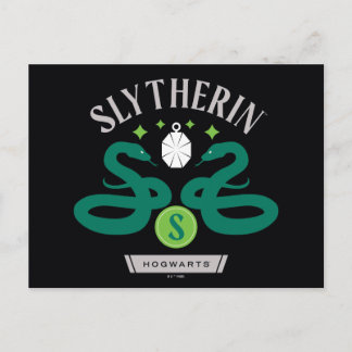 Carte Postale Pendentif double serpent de la maison SLYTHERIN™ G