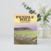 Carte Postale Pendle Hill Lancashire (Debout devant)