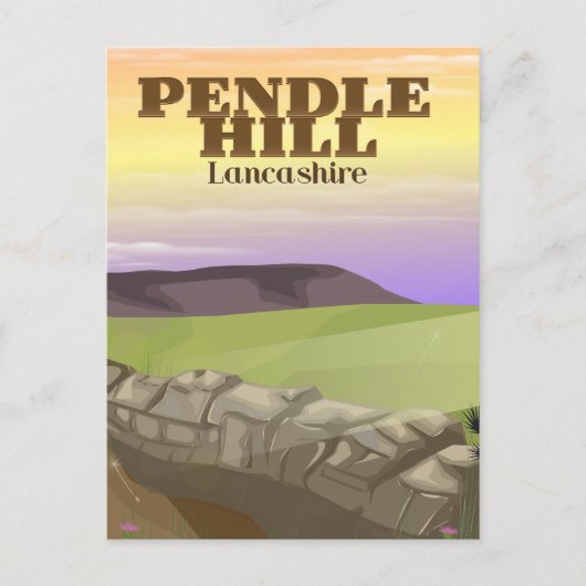 Carte Postale Pendle Hill Lancashire (Devant)
