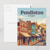 Carte Postale Pendleton, Oregon (Devant / Derrière)