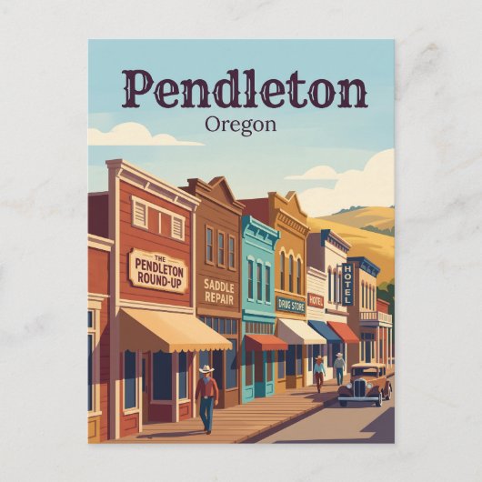 Carte Postale Pendleton, Oregon (Devant)