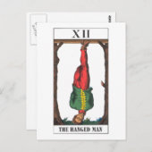 Carte Postale pendu (Devant / Derrière)