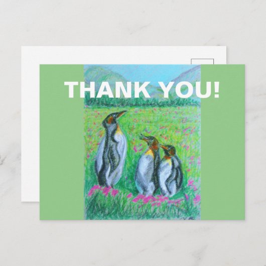 Carte postale Penguin (Devant / Derrière)