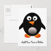 Carte postale Penguin (Devant / Derrière)