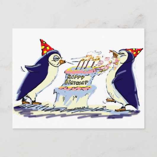 Carte Postale PeNgUiN BiRtAy (Devant)