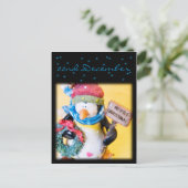 Carte postale Penguin ・ Calendrier de l'avent (Debout devant)