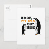 Carte Postale Penguin Cold (Devant / Derrière)