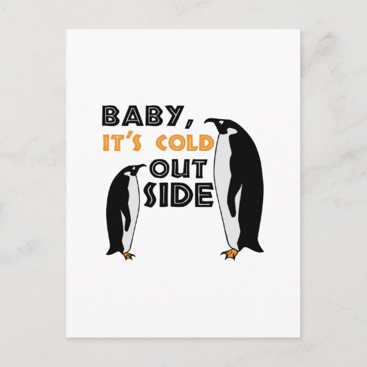 Carte Postale Penguin Cold (Devant)