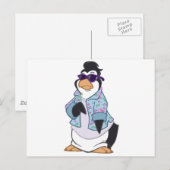 Carte Postale Penguin cool (Devant / Derrière)