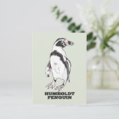 Carte Postale Penguin de Humboldt (Debout devant)