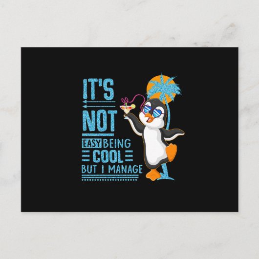Carte Postale Penguin Lover (Devant)