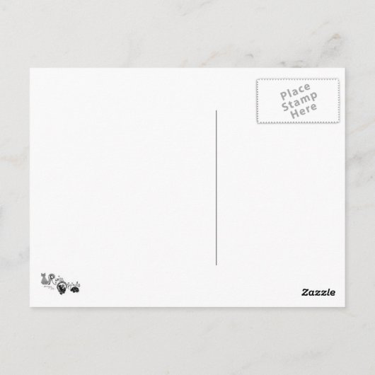 Carte postale Penguin Pirate (Dos)