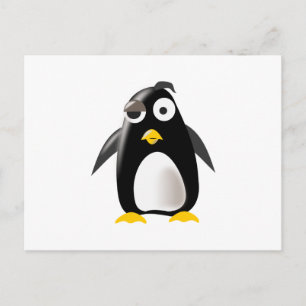 Carte Postale Penguin tux linux image