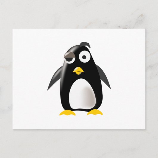 Carte Postale Penguin tux linux image (Devant)