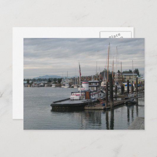 Carte Postale Péniche de La Conner (Devant / Derrière)