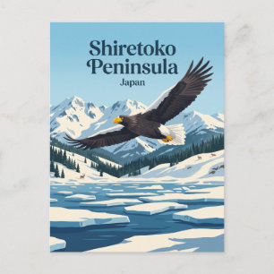 Carte Postale Péninsule de Shiretoko Japon