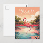Carte Postale Péninsule du Yucatán Mexique (Devant / Derrière)