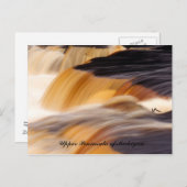 Carte Postale Péninsule supérieure du Michigan (Devant / Derrière)