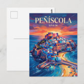 Carte Postale Peñíscola Espagne (Devant / Derrière)