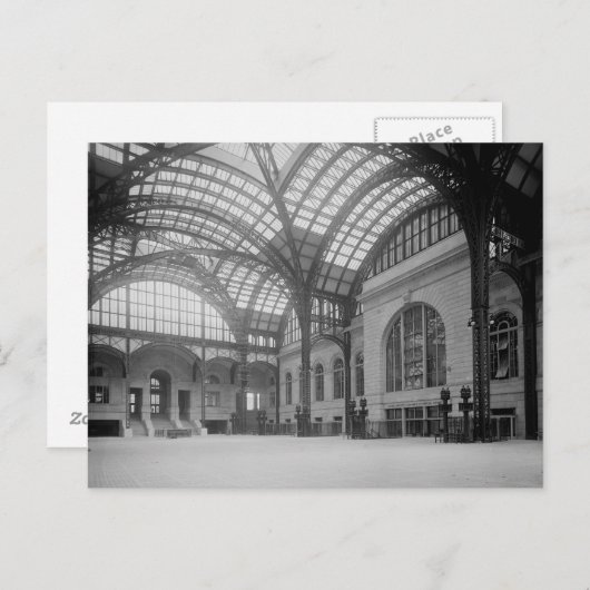 Carte Postale Penn Station Main Concourse, 1915 (Devant / Derrière)