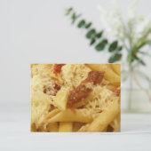 Carte Postale Penne pâtes, tomates & fromage (Debout devant)