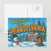 Carte postale PENNSYLVANIA (Devant / Derrière)