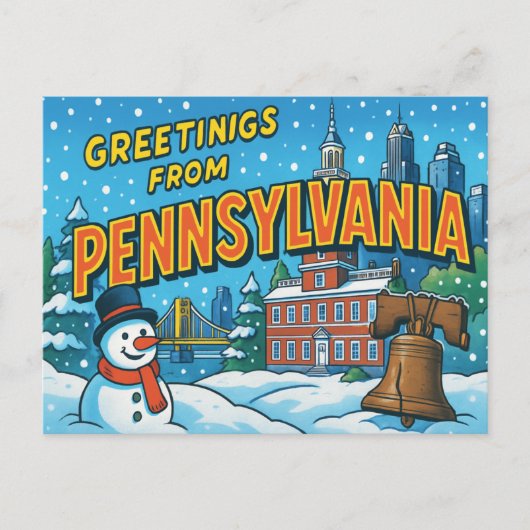 Carte postale PENNSYLVANIA (Devant)