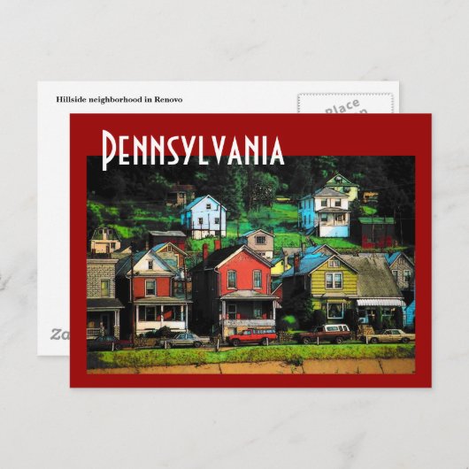 Carte postale Pennsylvania (Devant / Derrière)