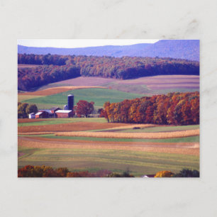 Carte Postale Pennsylvania Farm à l'automne
