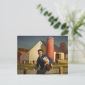 Carte Postale Pennsylvania Farmer par Newell Convers Wyeth (Debout devant)