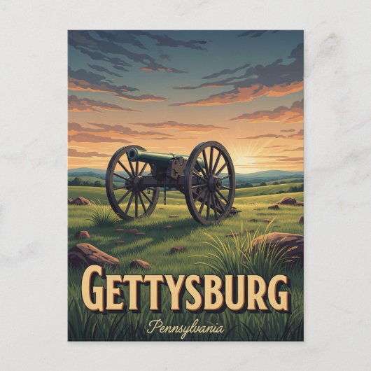 Carte Postale Pennsylvania Gettysburg Travel (Devant)