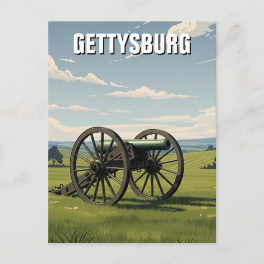 Carte Postale Pennsylvania Gettysburg Travel (Devant)