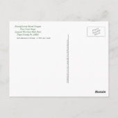 Carte Postale Pennsylvania Grand Canyon (Dos)