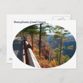 Carte Postale Pennsylvania Grand Canyon (Devant / Derrière)