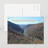 Carte Postale Pennsylvania Grand Canyon Postcard Adventure PA (Devant / Derrière)