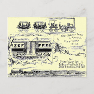 Carte postale Pennsylvania Limited 1887