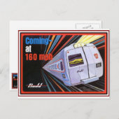 Carte postale Pennsylvania Railroad Metroliner 196 (Devant / Derrière)