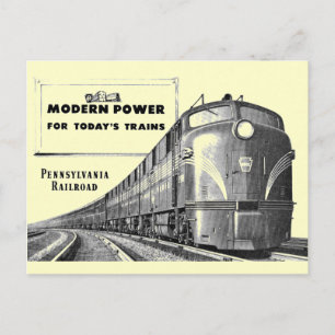 Carte Postale Pennsylvania Railroad Modern Train Power