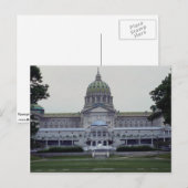 Carte Postale Pennsylvania State Capitol Building, Harrisburg, P (Devant / Derrière)