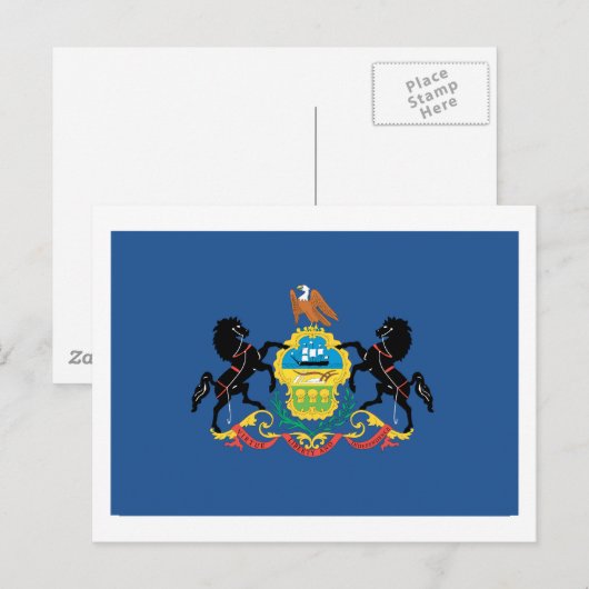 CARTE POSTALE PENNSYLVANIE (Devant / Derrière)