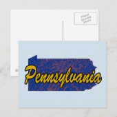Carte Postale Pennsylvanie (Devant / Derrière)