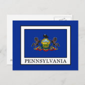 Carte Postale Pennsylvanie (Devant / Derrière)