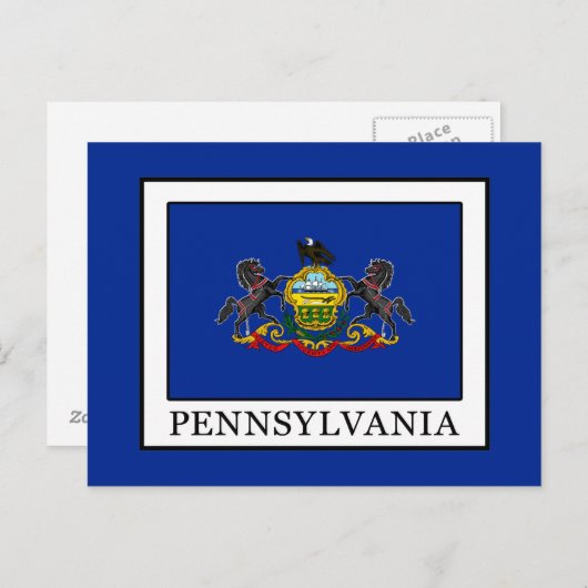 Carte Postale Pennsylvanie (Devant / Derrière)